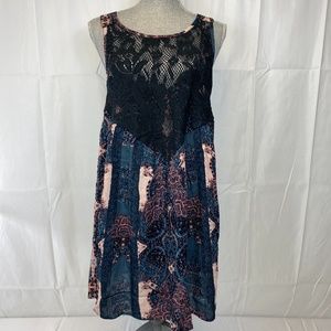 Free People Count Me In Trapeze Black Combo